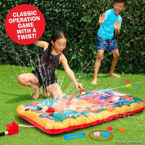 NEW Harsbro Operation Outdoor Water Splash Family Toddler Kids Yard Summer Game - Picture 2 of 7
